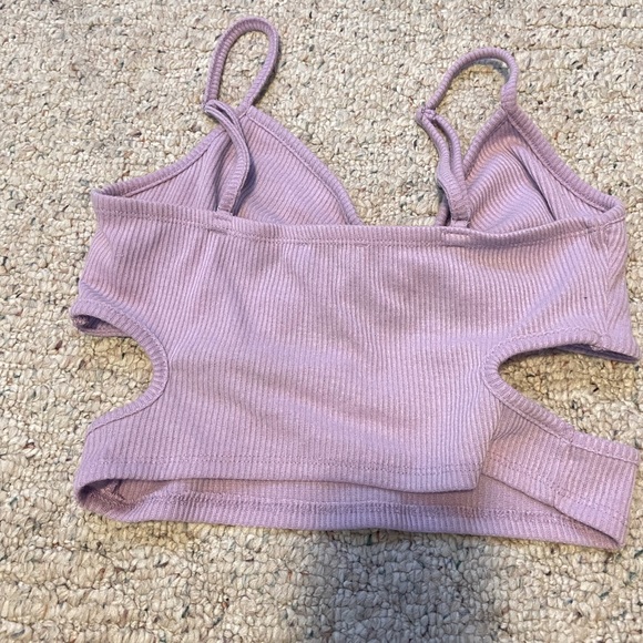 Brand New Purple Tank Top With Side Cutouts Medium - Picture 2 of 2